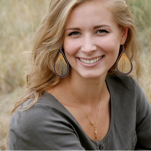 ✨3 for$30✨ NWT Bohemian Woven Earrings ✨Hand Crafted ✨Artisan✨ - Picture 4 of 6